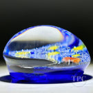 Christina Callahan 2023 Glass Art Paperweight Van Gogh Starry Night Murrine Composition