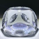 Whitefriars 1974 Faceted Glass Art Paperweight Patterned Complex Millefiori