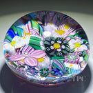 Drew Ebelhare & Sue Fox 2016 Glass Art Paperweight Flamework and Complex Millefiori End-of-Day Scramble