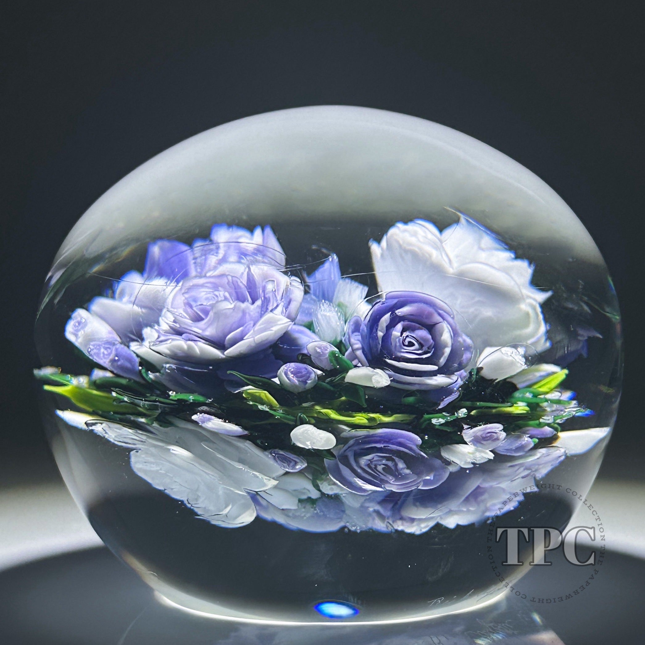 Super Magnum Rick Ayotte Double Sided Glass Art Paperweight Flamework