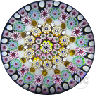 Damon MacNaught 2023 Magnum Glass Art Paperweight Complex Concentric Millefiori