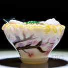 Aaron Rovner Buck 2024 Glass Art Sculptural Paperweight Large Loaded Bowl of Ramen
