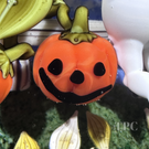 Clinton Smith 2025 Glass Art Flamework Paperweight Charlie's Pumpkin Patch