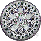 Damon MacNaught 2025 Glass Art Paperweight Patterned Concentric Complex Millefiori