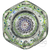 Whitefriars 1974 Faceted Glass Art Paperweight Colorful Concentric Millefiori