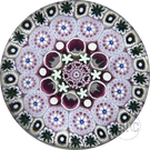 Damon MacNaught 2025 Glass Art Paperweight Patterned Concentric Complex Millefiori