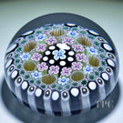 Damon MacNaught 2025 Glass Art Paperweight Patterned Concentric Complex Millefiori