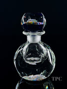 Perthshire Paperweights Glass Art Paperweight Bottle Faceted Closepack Millefiori