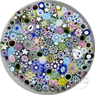 Damon MacNaught 2025 Magnum Glass Art Paperweight Complex Closepack Millefiori