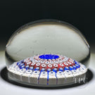 Vintage Whitefriars Art Glass Paperweight Concentric 1953 Elizabeth II Coronation