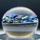 Cathy Richardson 2024 Glass Art Paperweight Flamework Butterfly Cloud 1 of 1