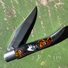 Stephen Boehme 2025 Glass Art Murrine Pocket Knife Pair of Jokers