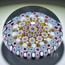 Damon MacNaught 2023 Magnum Glass Art Paperweight Complex Concentric Millefiori