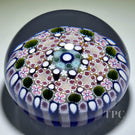 Damon MacNaught 2025 Glass Art Paperweight Patterned Concentric Complex Millefiori