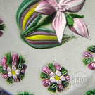 Drew Ebelhare & Sue Fox 2019 Glass Art Paperweight Flamework Posy & Complex Millefiori
