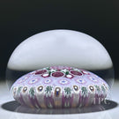 Damon MacNaught 2025 Glass Art Paperweight Patterned Concentric Complex Millefiori