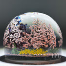 Alison Ruzsa 2024 Glass Art Sculpture Hand-Painted Enamels Lovers Dancing at Lamplight