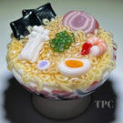 Aaron Rovner Buck 2024 Glass Art Sculptural Paperweight Large Loaded Bowl of Ramen