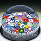 Michael Hunter Twists Studio 2024 Glass Art Paperweight Millefiori Closepack with Picture Murrine & Rose Canes