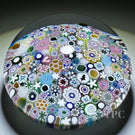 Damon MacNaught 2023 Magnum Glass Art Paperweight Closepack Complex Millefiori, Roses, Dogwood Blossoms, Hearts & More