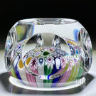 Damon MacNaught 2023 Faceted Glass Art Paperweight Closepack Complex Millefiori, Roses, Dogwood Blossoms, Hearts & More