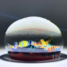 Stephanie Trenchard & Jeremy Popelka 2022 Glass Art Paperweight Patterned Colorful Complex Millefiori