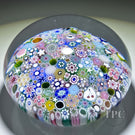 Damon MacNaught 2025 Magnum Glass Art Paperweight Complex Closepack Millefiori