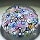 Damon MacNaught 2025 Magnum Glass Art Paperweight Complex Closepack Millefiori