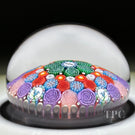 Michael Hunter 2023 Glass Art Paperweight Patterned Complex Millefiori with Rose Canes and Picture Murrine