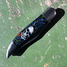 Stephen Boehme 2025 Glass Art Murrine Pocket Knife Skulls