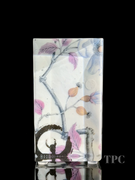 Damon MacNaught 2025 "Dualities #3" Glass Art Sculpture Slip Transfer Decorated & Coldworked