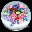 Clinton Smith 2025 Large Glass Art Marble All Over 360° Flower Bouquet
