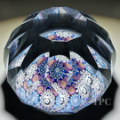 Michael Hunter 2025 Faceted Glass Art Paperweight Millefiori Marilyn Reflections