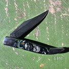 Stephen Boehme 2025 Glass Art Murrine Pocket Knife Halloween Masks