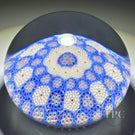 Early Michael Hunter Glass Art Paperweight Concentric Complex Pastel Colored Millefiori