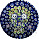 Miniature Michael Hunter Twists Studio 2025 Glass Art Paperweight Patterned Millefiori Skull