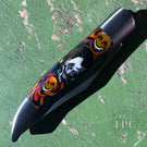 Stephen Boehme 2025 Glass Art Murrine Pocket Knife Pair of Jokers