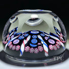 Whitefriars 1977 Glass Art Paperweight Queen's Silver Jubilee Paneled Complex Millefiori & Celebratory Murrine