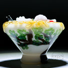 Aaron Rovner Buck 2024 Glass Art Sculptural Paperweight Large Loaded Bowl of Ramen