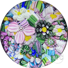 Drew Ebelhare & Sue Fox 2016 Glass Art Paperweight Flamework and Complex Millefiori End-of-Day Scramble
