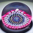 Whitefriars 1971 Glass Art Paperweight Concentric Complex Millefiori