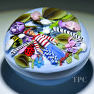 Clinton Smith 2025 Glass Art Paperweight Flamework Waldo Scramble