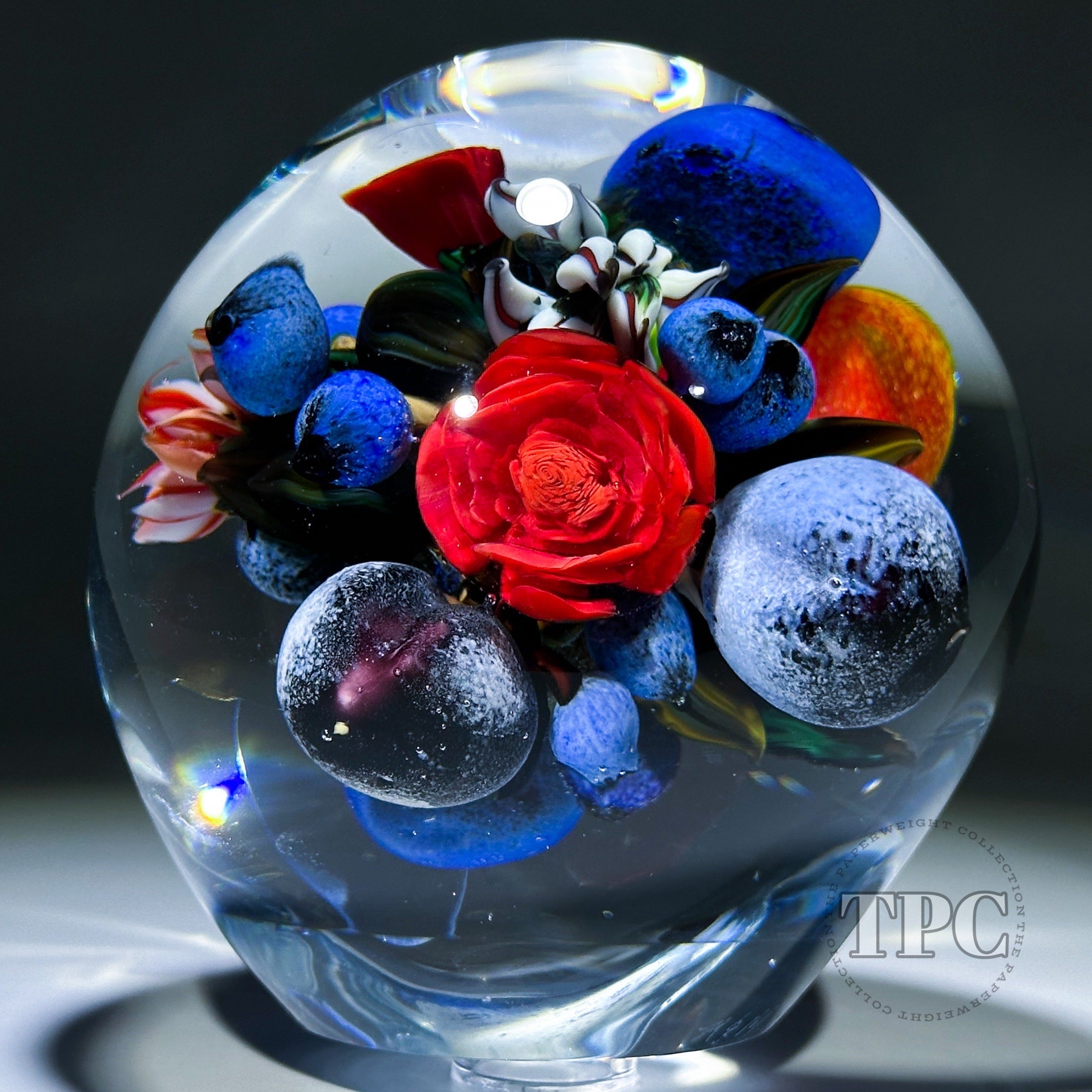 Ayotte 2023 Melissa & Glass Double Collaborative Paperweight Art Rick