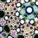 Damon MacNaught 2025 Glass Art Paperweight Patterned Concentric Complex Millefiori