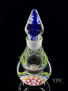 Perthshire Paperweights PP42 Circa 1990-1991 Glass Art Paperweight Bottle Concentric Millefiori