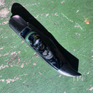 Stephen Boehme 2025 Glass Art Murrine Pocket Knife Halloween Masks