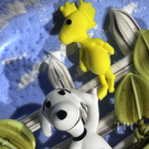 Clinton Smith 2025 Glass Art Flamework Paperweight Charlie's Pumpkin Patch