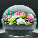 Super Magnum Mickael Hingant 2023 Glass Art Paperweight Flamework Rose Bouquet