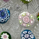 Perthshire Paperweights 1970 PP11 Glass Art Paperweight Spaced Complex Millefiori