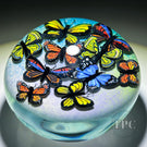 Cathy Richardson 2024 Glass Art Paperweight Flamework Butterfly Cloud 1 of 1